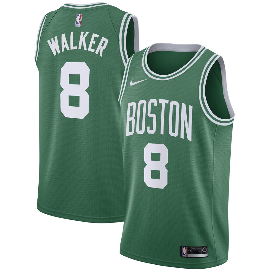 Men's Boston Celtics Kemba Walker #8 2019-20 Nike Kelly Green Swingman Icon Edition Jersey 2401LHPC